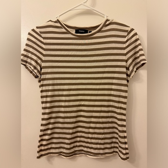 Theory ❤️ T-Shirt with Stripes - Picture 4 of 6